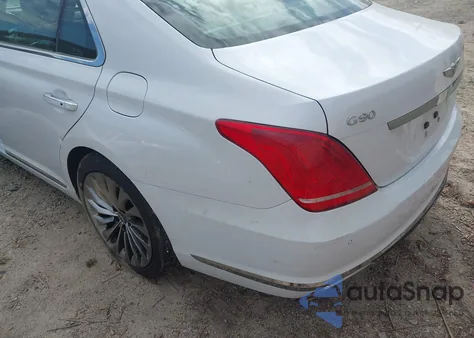 2017 Genesis G90 3.3T Premium из США, поврежденный, VIN KMHG34JA0HU024383